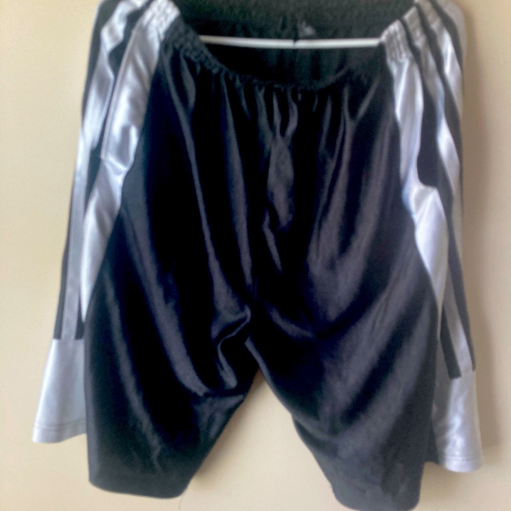 Black basketball shorts with a great design
